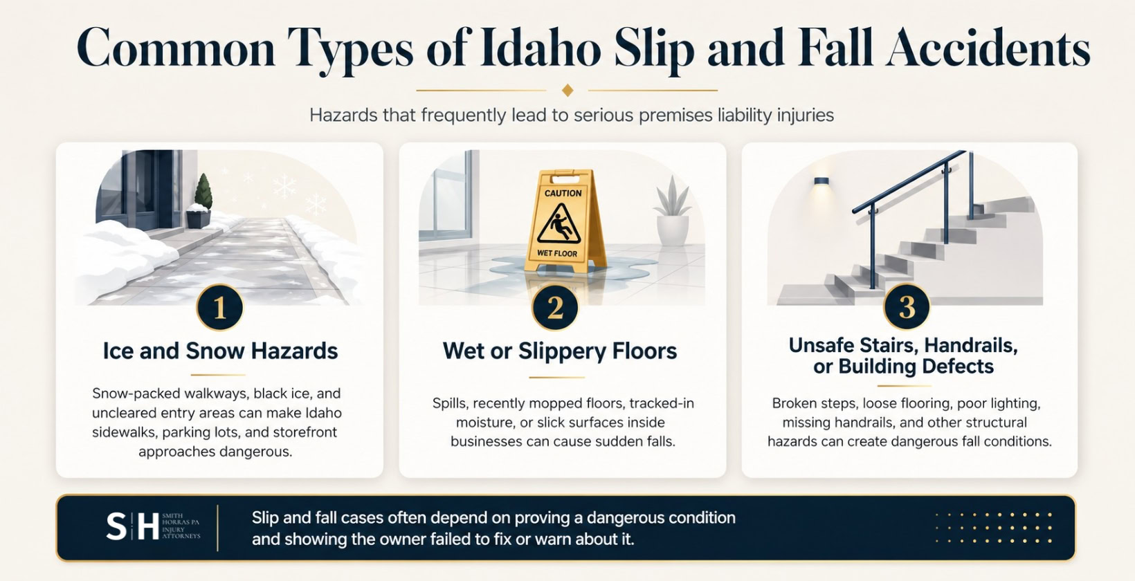 common types of idaho slip and fall accidents