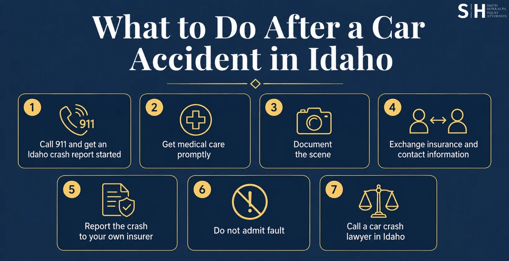 What to Do After a Car Accident in Idaho
