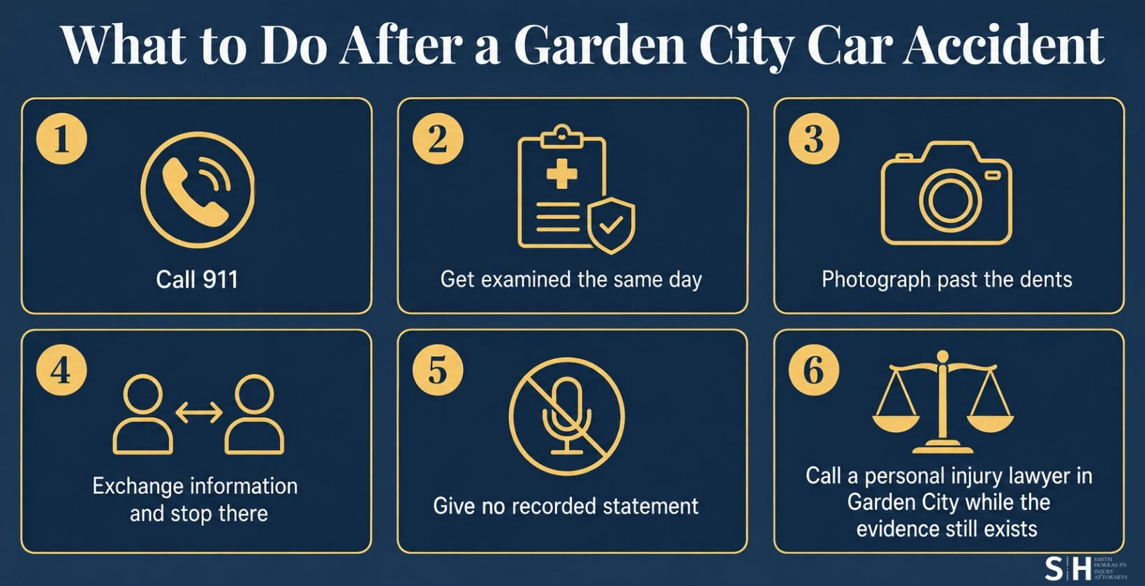 What to Do After a Garden City Car Accident